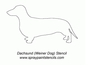 dachshundstencil
